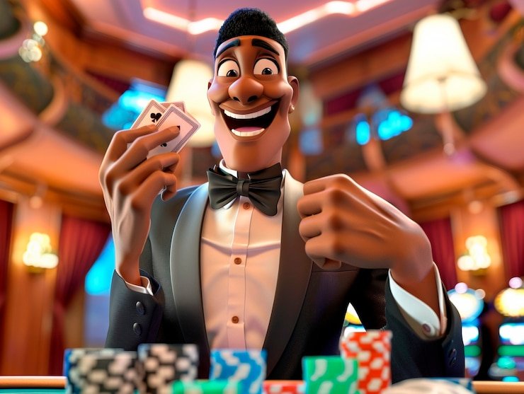 Dealer togel mandiri di studio profesional melakukan live stream Dice Game dengan transparansi penuh